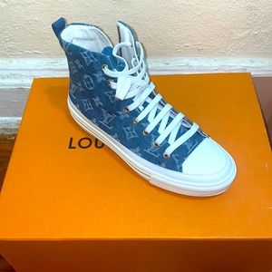 Louis Vuitton denim sneakers
